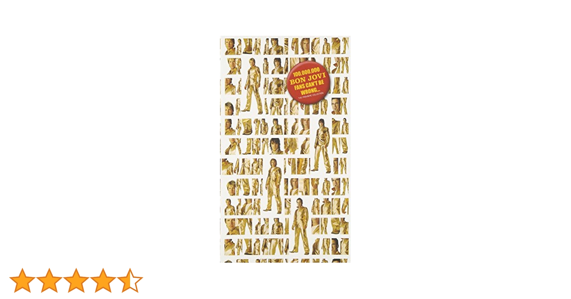 100,000,000 Bon Jovi Fans Can't Be Wrong (4CD/1DVD): Amazon